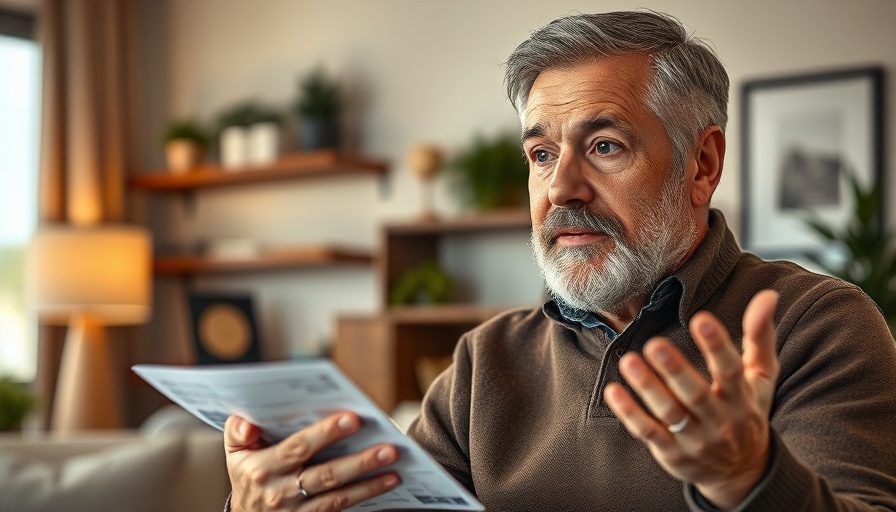 Middle-aged man explaining paying rent to yourself in warm setting.