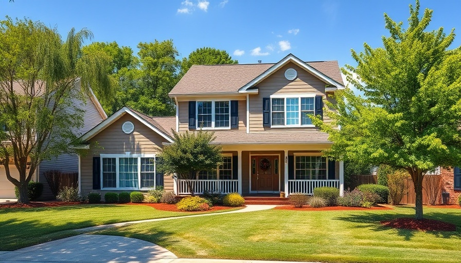 Suburban house reflecting Montgomery County real estate market trends.