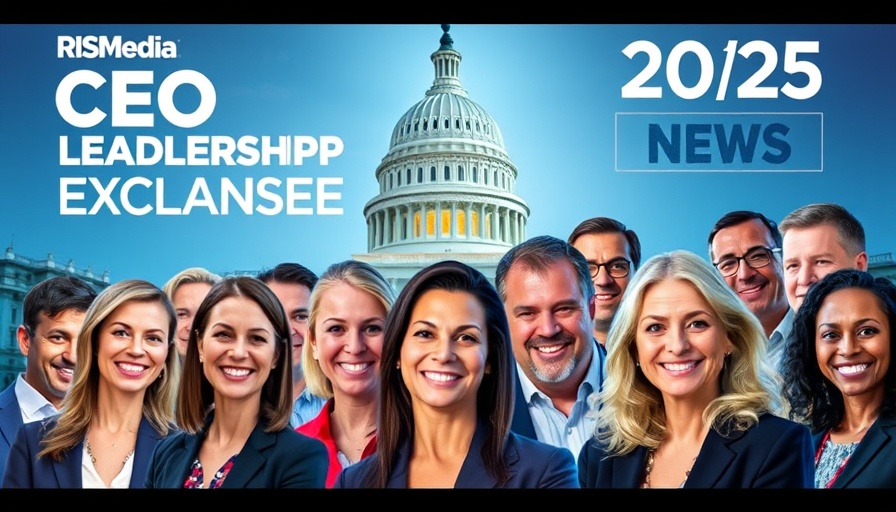 RISMedia CEO Leadership Exchange 2025 leaders collage with Capitol.