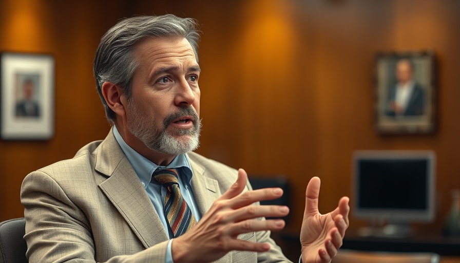 Man explaining organizational tips in an office setting, enhancing 'Getting Organized is the Ultimate Tax Hack'.