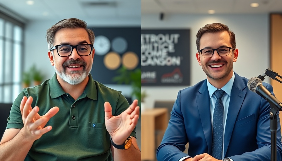 Two professionals discussing retainer-based wealth management.