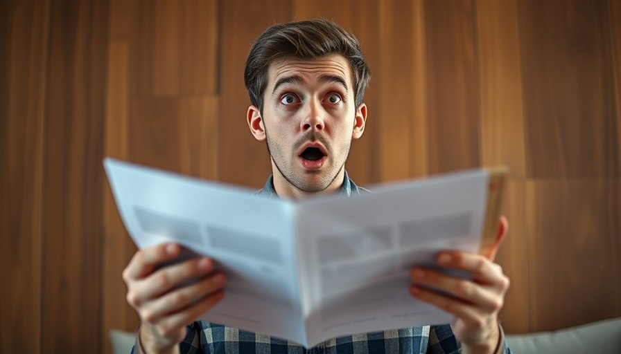 Surprised man shares mortgage rates fall again news.