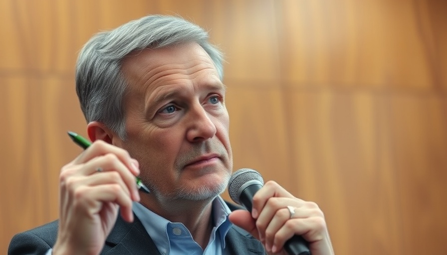 Man discussing tariffs with microphone in office setting, Are Trump's Tariffs Working?