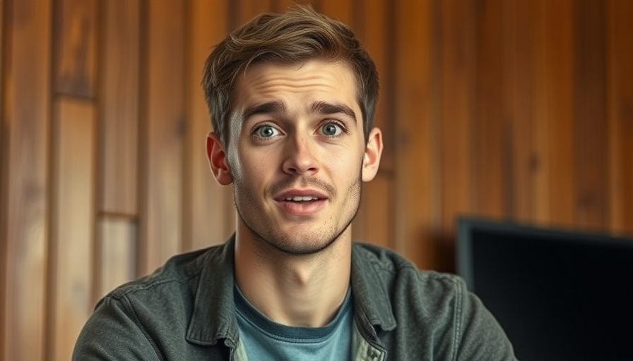 Casual young man discussing new construction platform for investors.