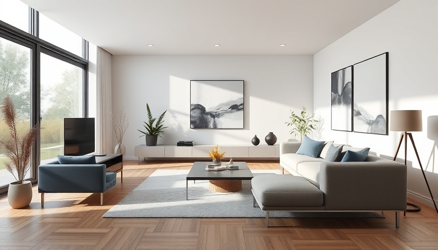 Modern living room showing staging mistakes that can cost home sales.
