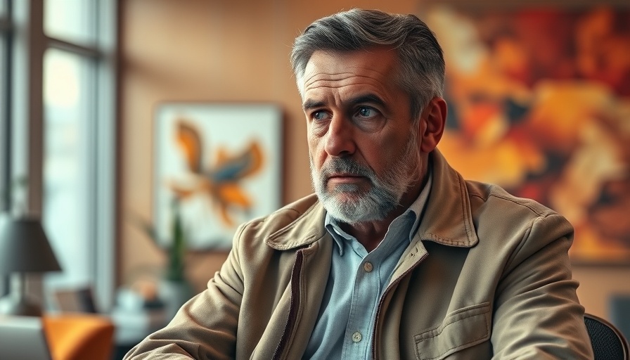 Middle-aged man discussing SALT deduction workaround in an office.