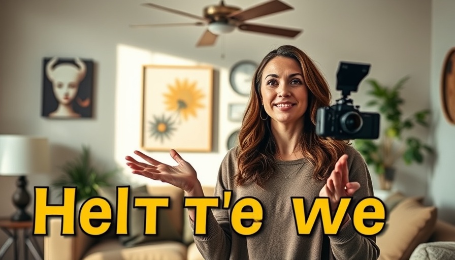 Casual video setup for discussing video creation strategies in a cozy room.