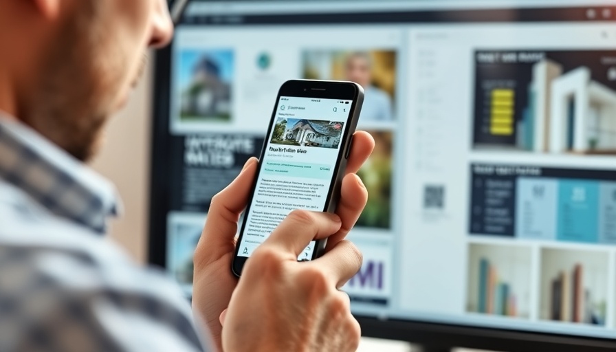 Real estate market insights for realtors displayed on a screen.