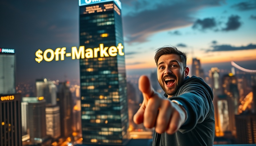 Direct to seller marketing in real estate, man highlighting off-market deals.