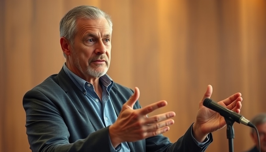 Middle-aged man discusses common LLC mistake, warm-lit indoor setting.