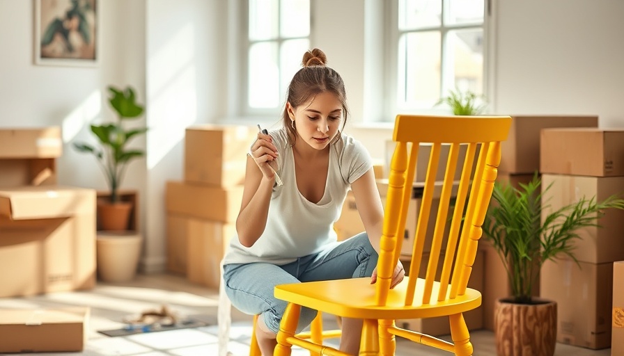 Cost-effective home renovations with DIY chair painting project.