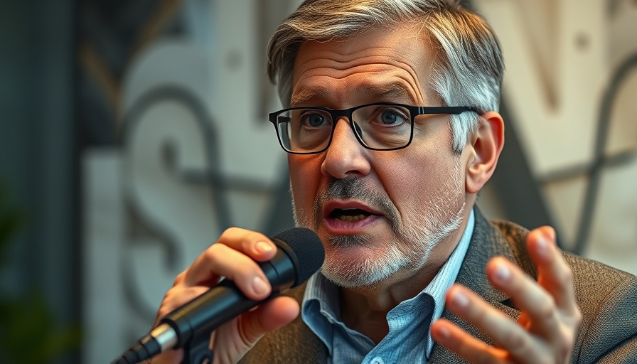 Man explaining series LLCs for property investors with microphone