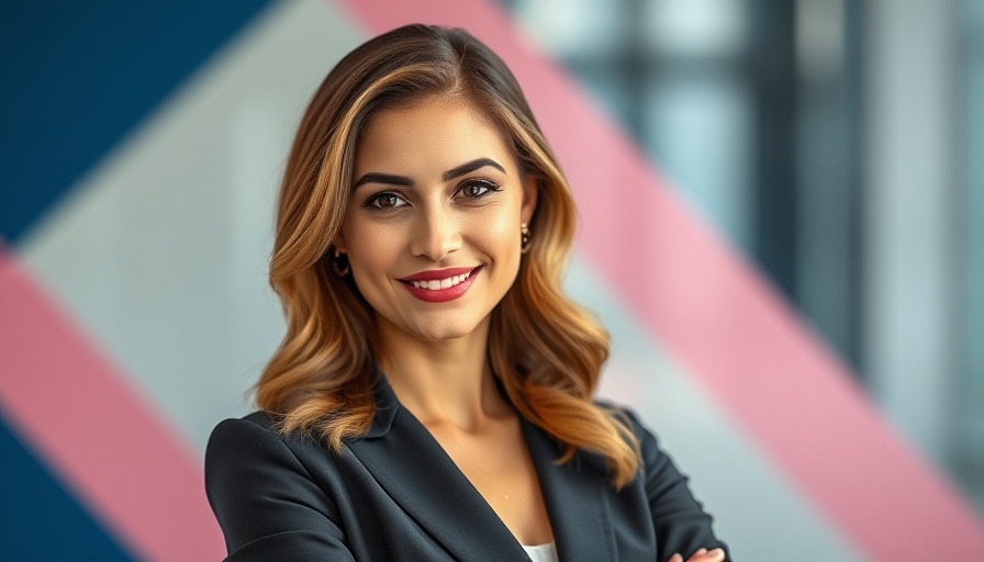 Confident professional woman smiling, Compass Anywhere acquisition context.