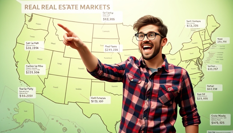 US map showing where to buy real estate now with biggest price cuts.