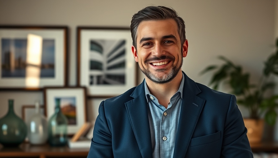 Professional man in office discusses multifamily housing market trends.