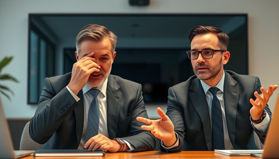 Two businessmen in a virtual meeting discussing storytelling in capital raising.