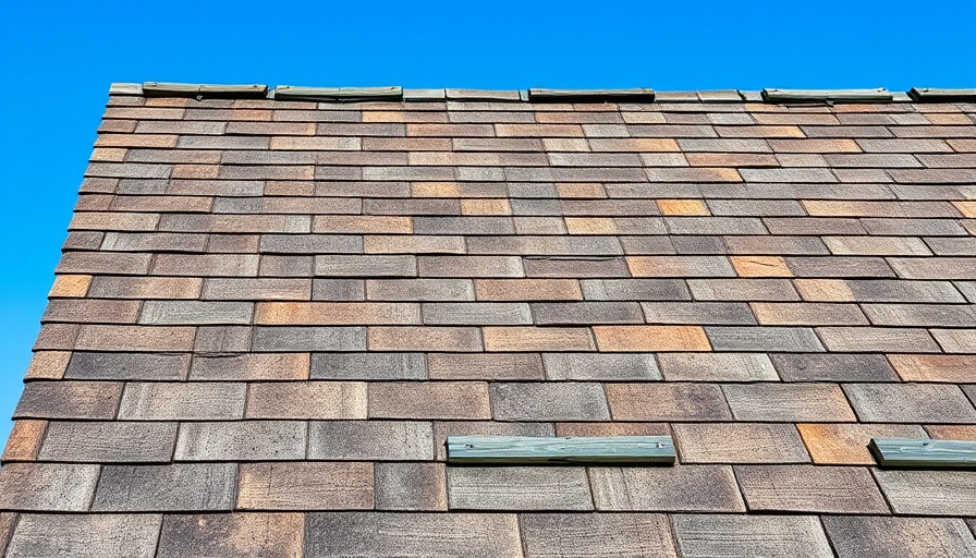 Early signs of exterior home damage visible on a roof with damaged shingles.