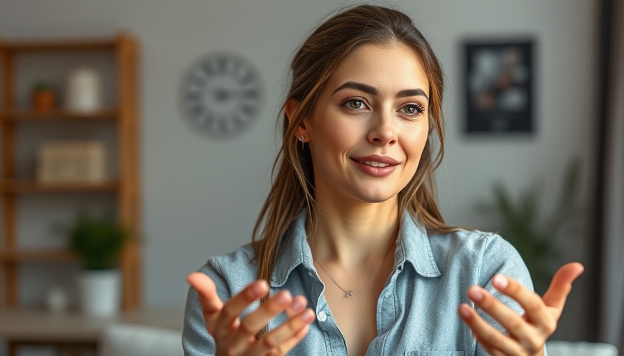 Woman discussing property investment strategies indoors.