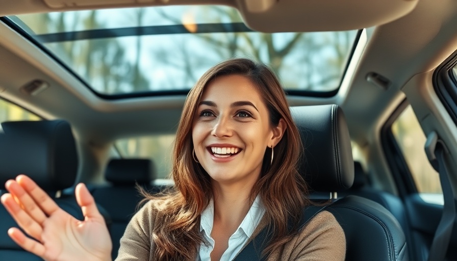 Smarter Way to Manage Rentals explained by a woman in a car