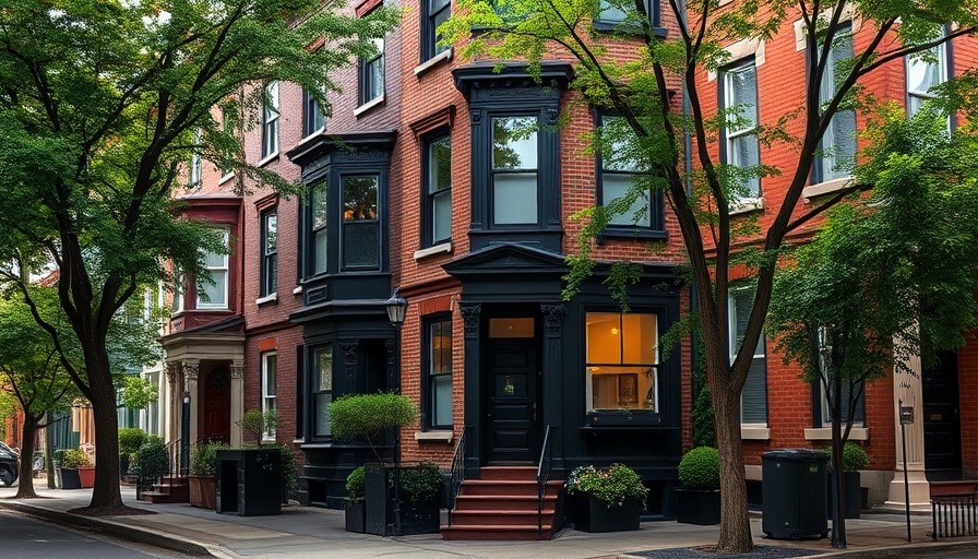 Charming urban townhouse, highlighting benefits of homeownership.