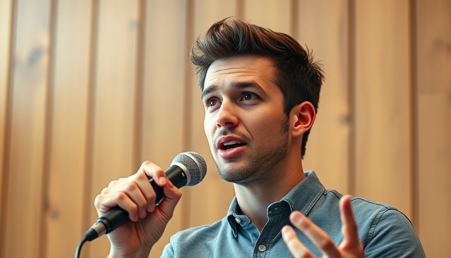 Casual young man discussing buying property steps.