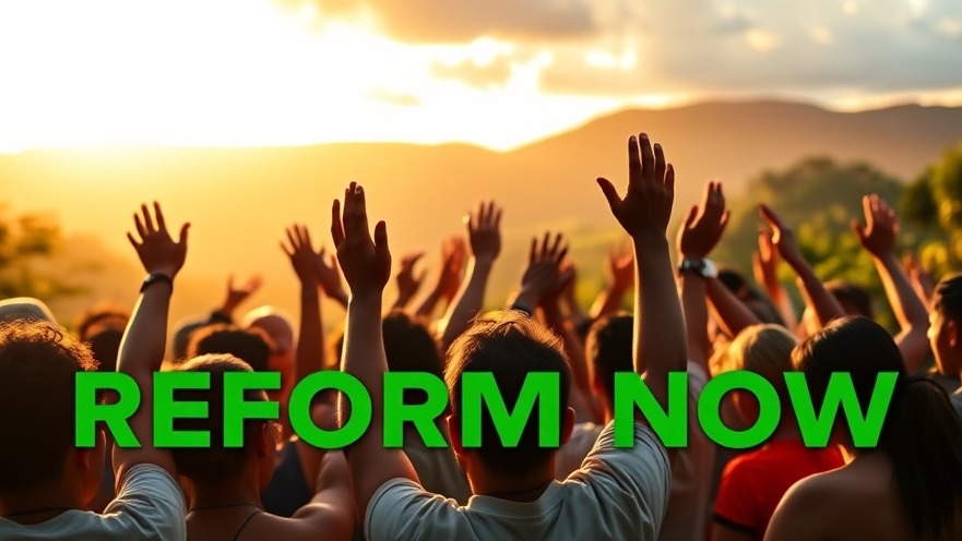 Hopeful gathering for democracy in Dominica, advocating for fair elections.