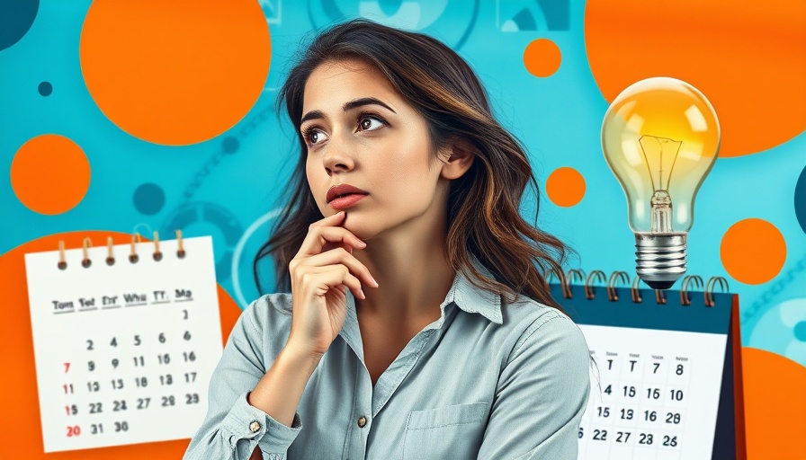 Modern collage of woman with calendar and light bulb, best CRMs for event management.