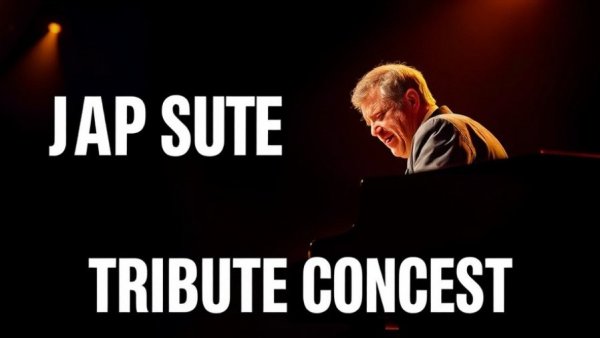 Billy Joel Tribute Concert at Carnegie Hall poster, man at piano.