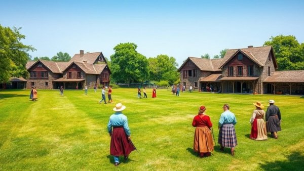Explore Historical Day Trips in New Jersey: scenic reenactment scene