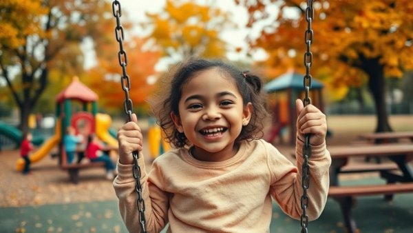 Joyful children playing in a South Jersey park for family fun