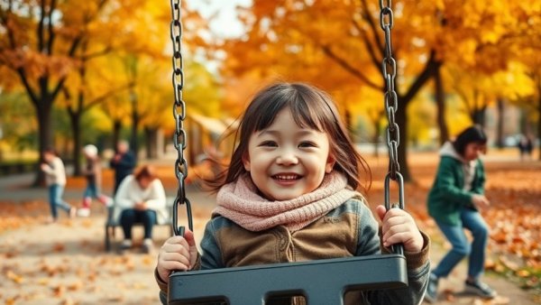 South Jersey family fun at a colorful autumn park.