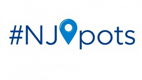 NJspots logo with map pins, apple picking orchards NJ.
