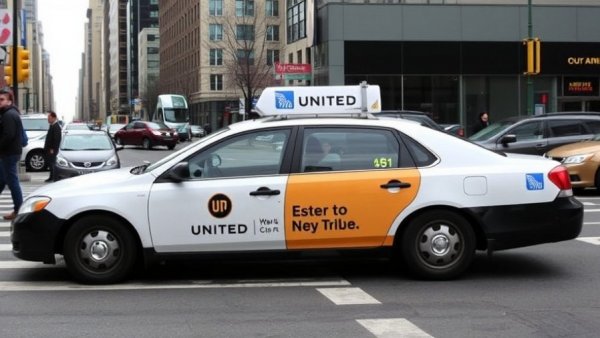 United revives NYC taxi ads pitching Newark over JFK
