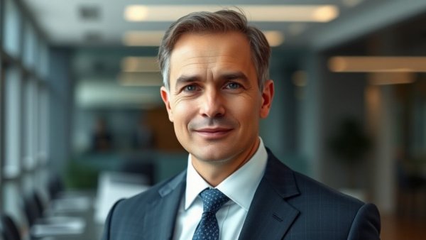 RWJBarnabas Health Gotham FC partnership portrait of a businessman.