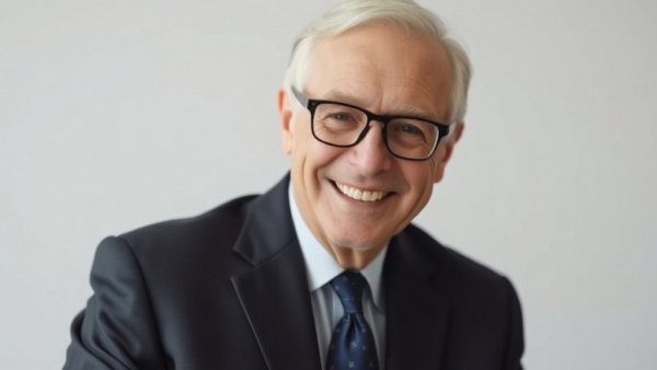 Professional portrait of an older man smiling, Atlantic City gaming revenue