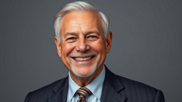 Distinguished man's portrait featured on Health Care Power List.