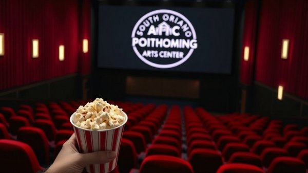 Reopening of South Orange Performing Arts Center cinema with popcorn.