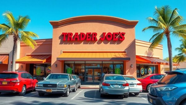Trader Joe's with palm trees opening in Bergen County.