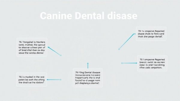 Infographic on warning signs of canine dental disease.