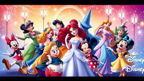 Mickey's Search Party featuring classic Disney characters and a magical setting.