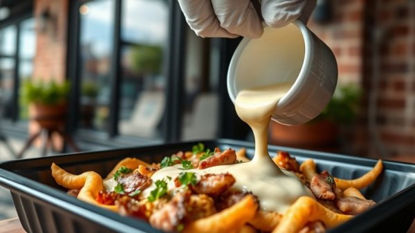 New Jersey restaurant openings - food dish being prepared outside.