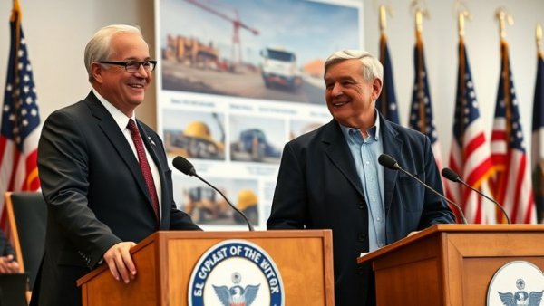 New Jersey transportation leadership at groundbreaking event