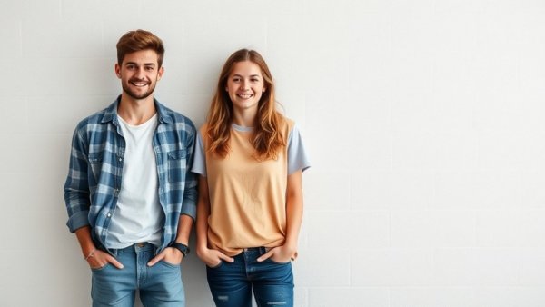 Young adults in casual pose for Springsteen reinterpretations album cover.