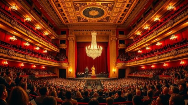 Interior of NJPAC Newark filled with a large audience.