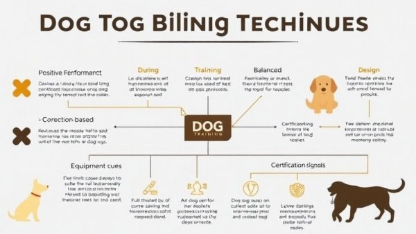 Infographic on various dog training techniques at a glance.