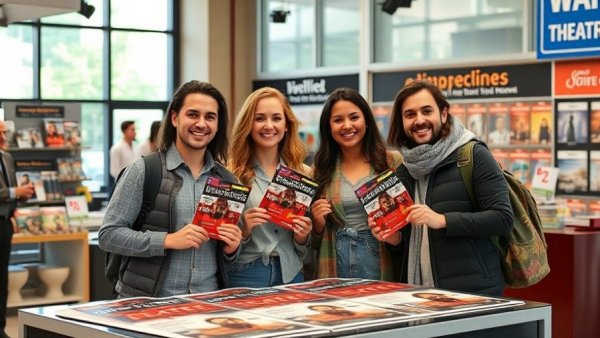 McCarter Theatre and Woo Ri Mart partnership booth with smiling team.