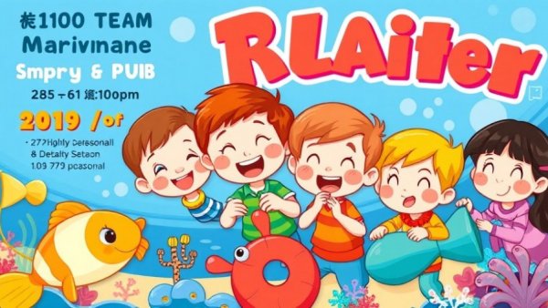 New Jersey family activities event poster with kids at marine carnival