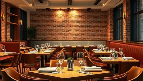 Elegant dining setup in NJ restaurant opening