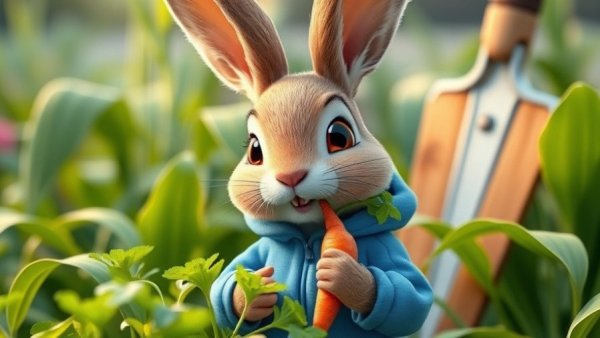 Whimsical rabbit illustration for New Jersey events for kids.