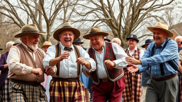 Traditional Morris dance at New Jersey February event